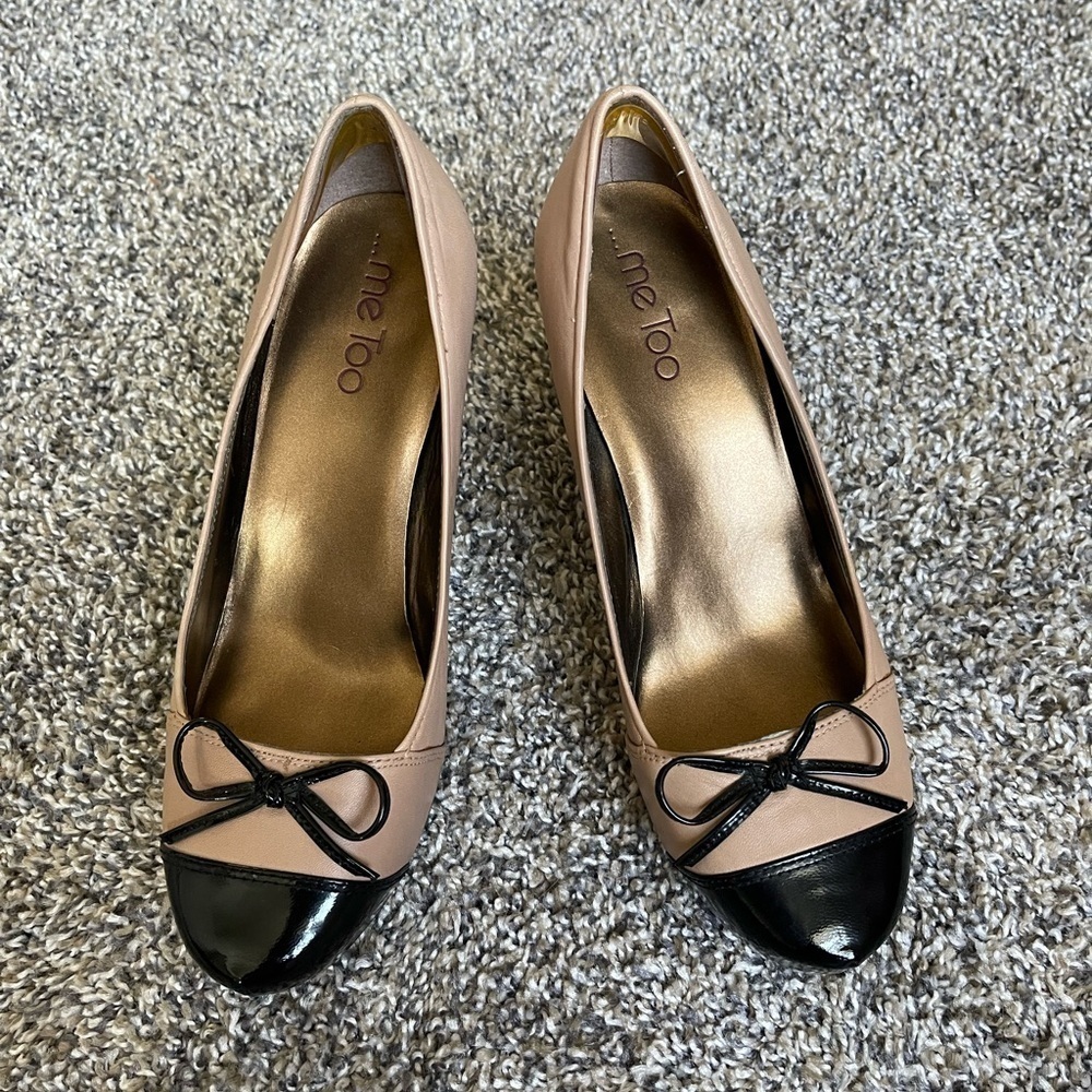 5/$25 Me Too Leather 3” heel with platform size 7M - Picture 9 of 10